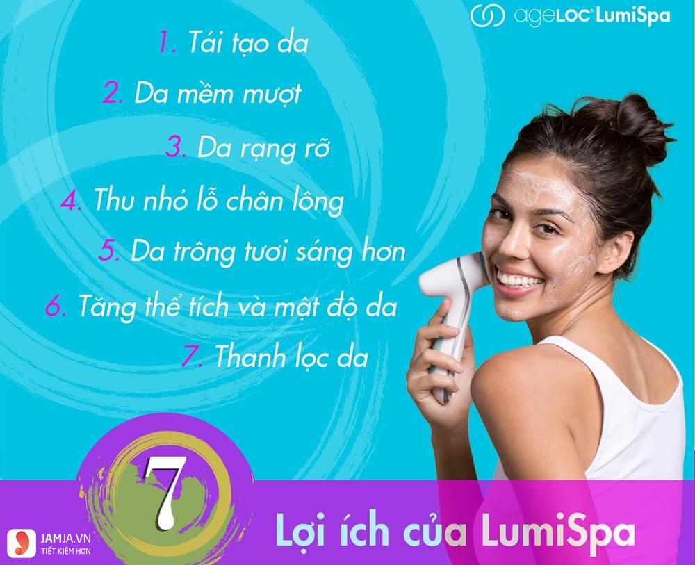 7 lợi ích của máy rửa mặt Lumispa