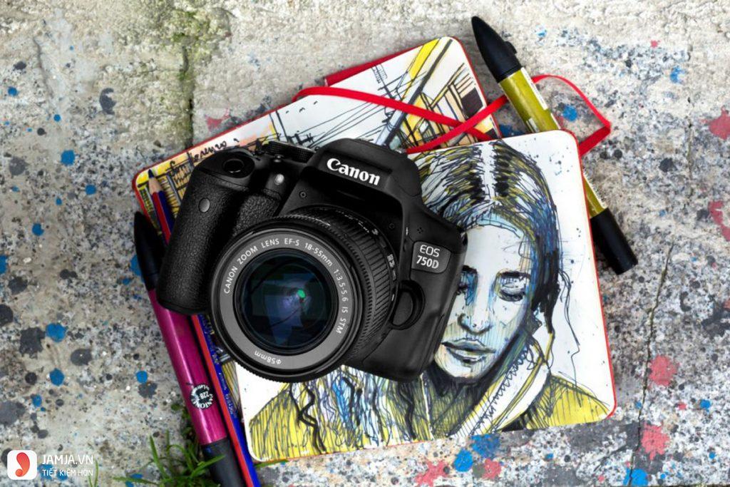 Máy ảnh Canon EOS 750D Lens 18-55 STM