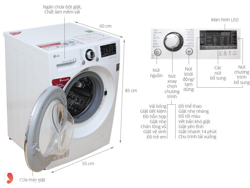 Nên mua máy giặt LG hay máy giặt Panasonic 2
