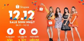Shopee sale sinh nhật 12.12
