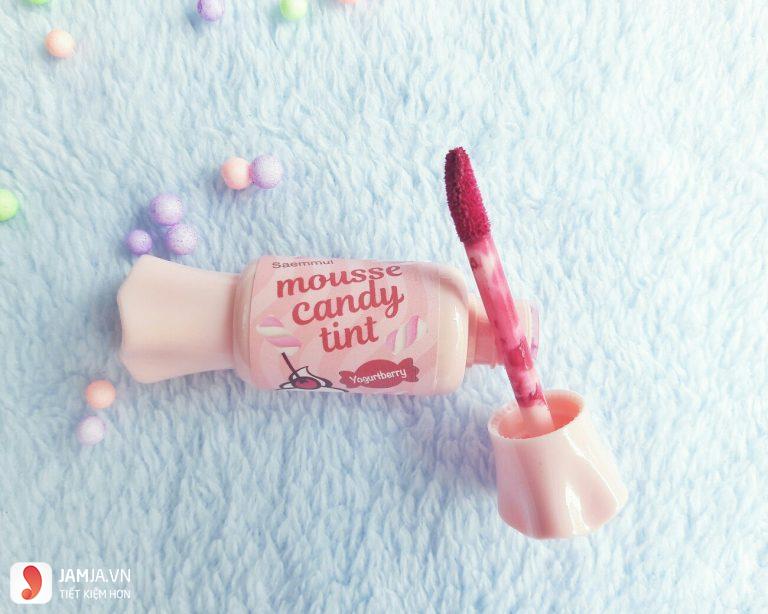 Son tint kẹo The Saem Mousse Candy Tint 1