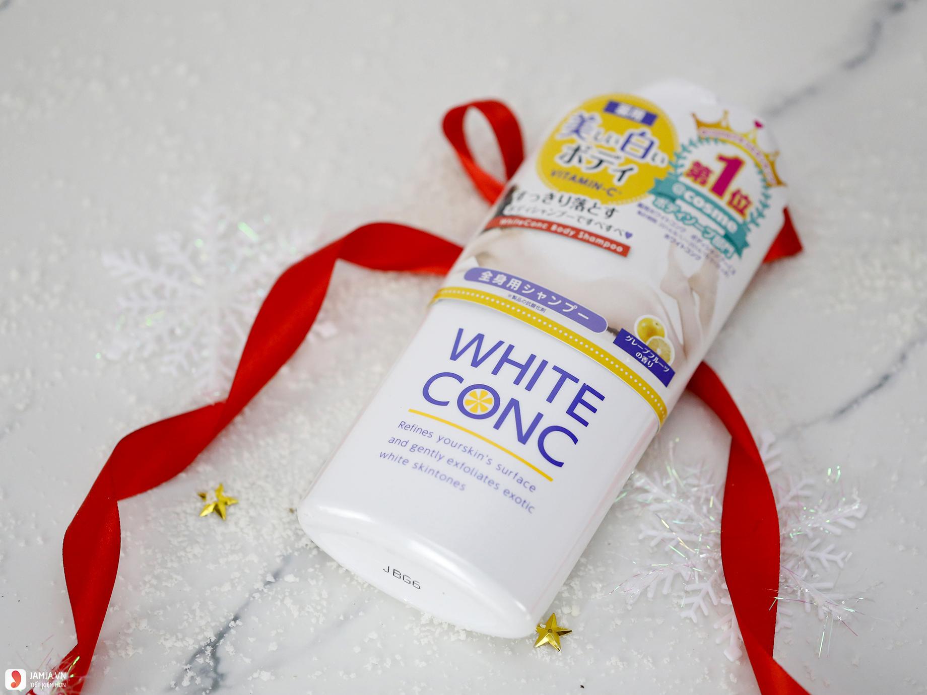 Sữa tắm White Conc review 1