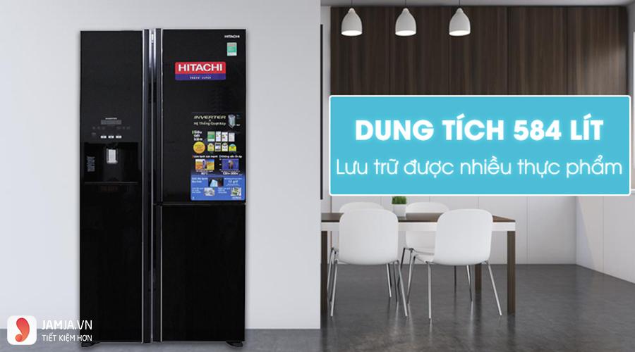 Tủ lạnh Hitachi R-M700GPGV2 - GBK