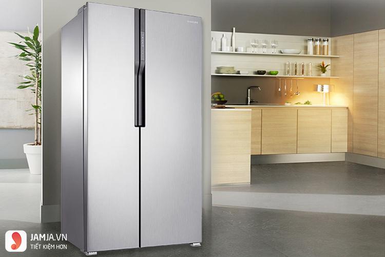 Tủ lạnh side by side Samsung RS552NRUASL/SV