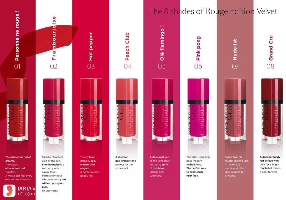 Bourjois Rouge Edition Velvet 4