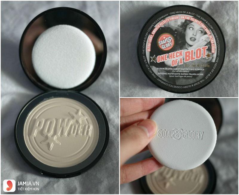 Phấn phủ Soap and Glory One Heck Of A Blot Powder2