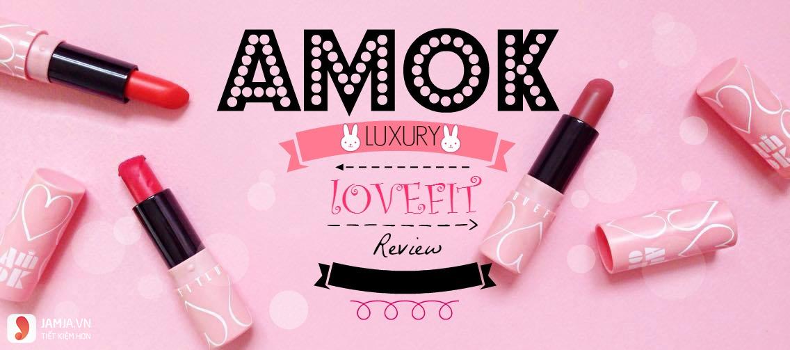 Amok Luxury Lovefit Lipstick 2