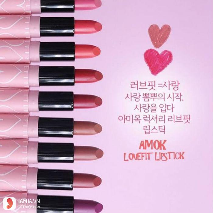Amok Luxury Lovefit Lipstick 6