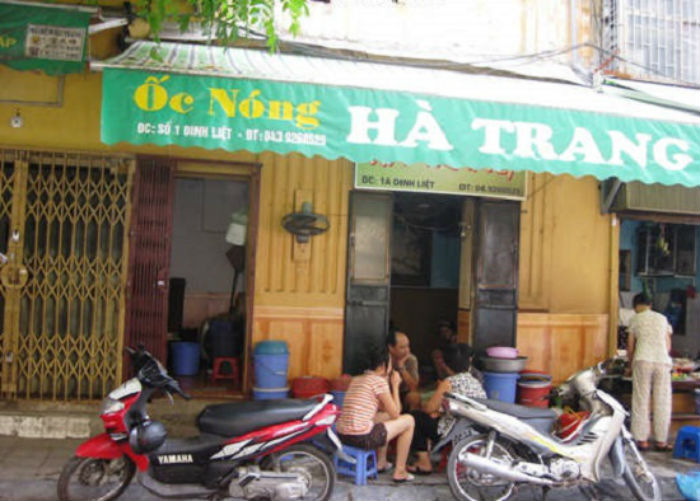 địa chỉ quán ốc Hà Trang