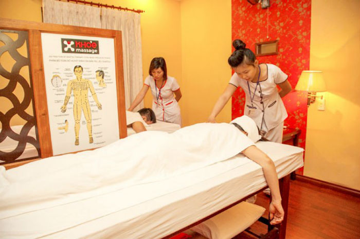 dịch vụ massage khỏe spa