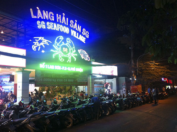 địa chỉ Làng hải sản Sài Gòn 