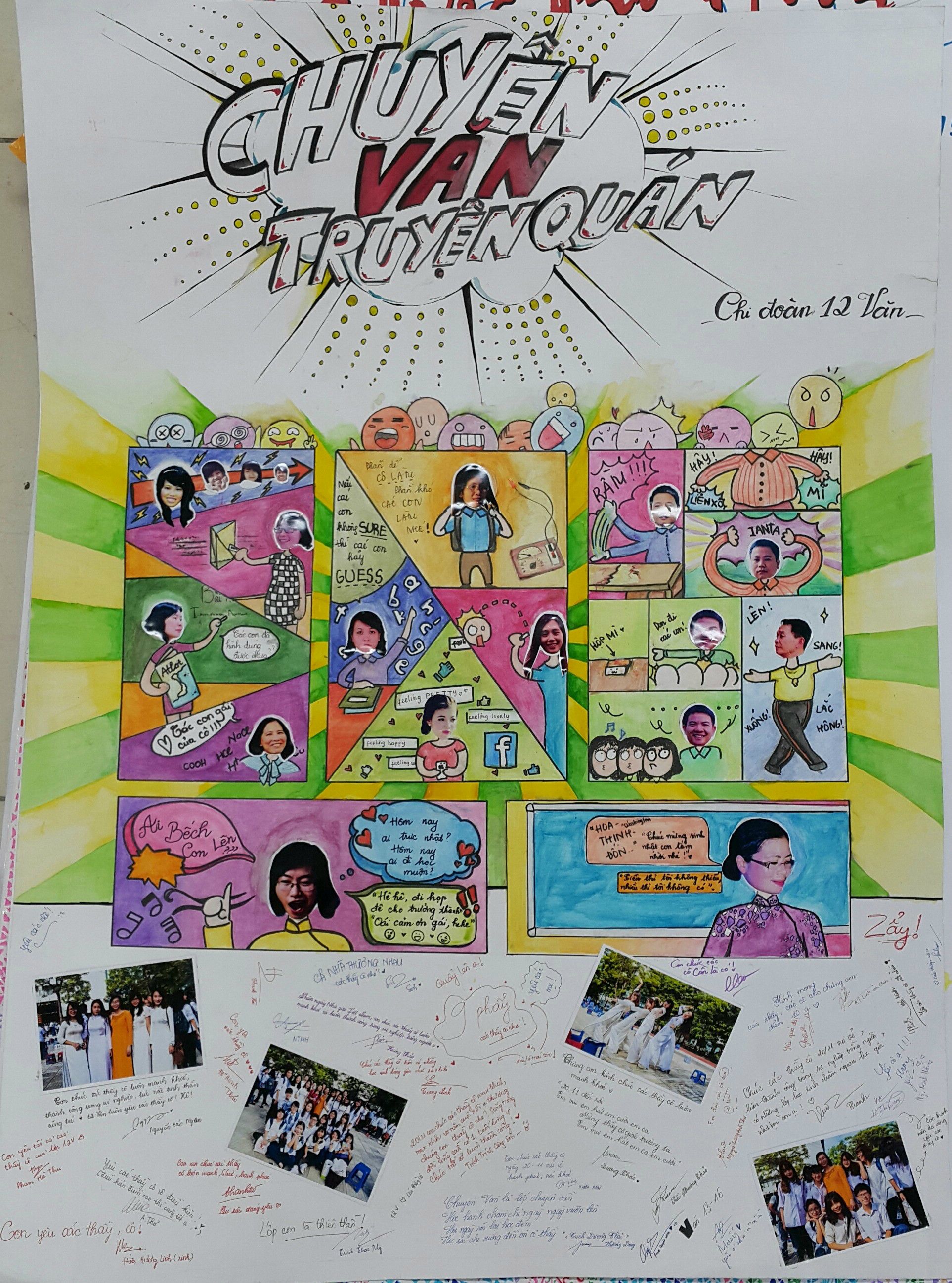 Báo tường quà tặng ngày Nhà giáo Việt Nam