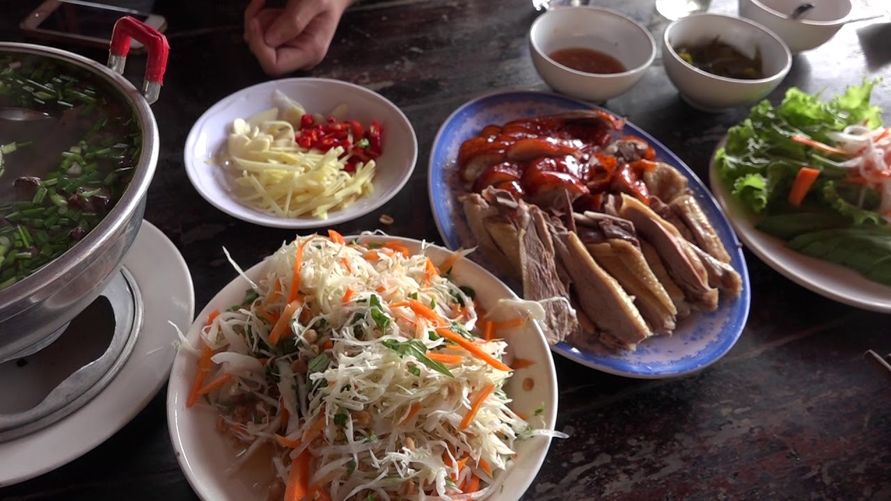 menu Quán Vịt Cu Chì