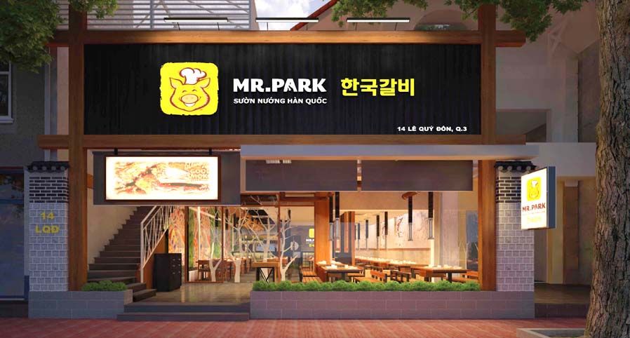 không gian Mr Park