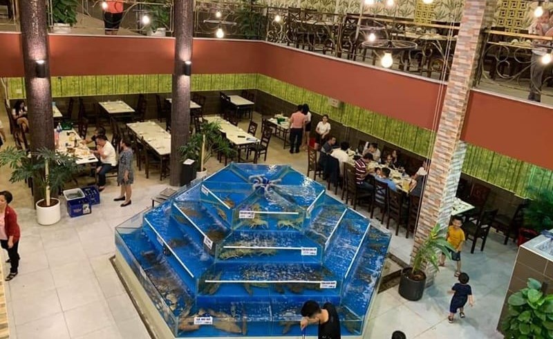 không gian Nhà hàng Rạn Biển Quán