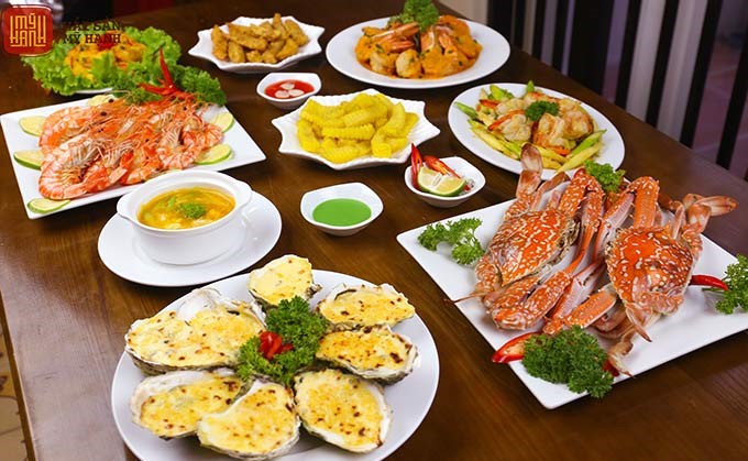 menu Nhà hàng Hải sản Mỹ Hạnh