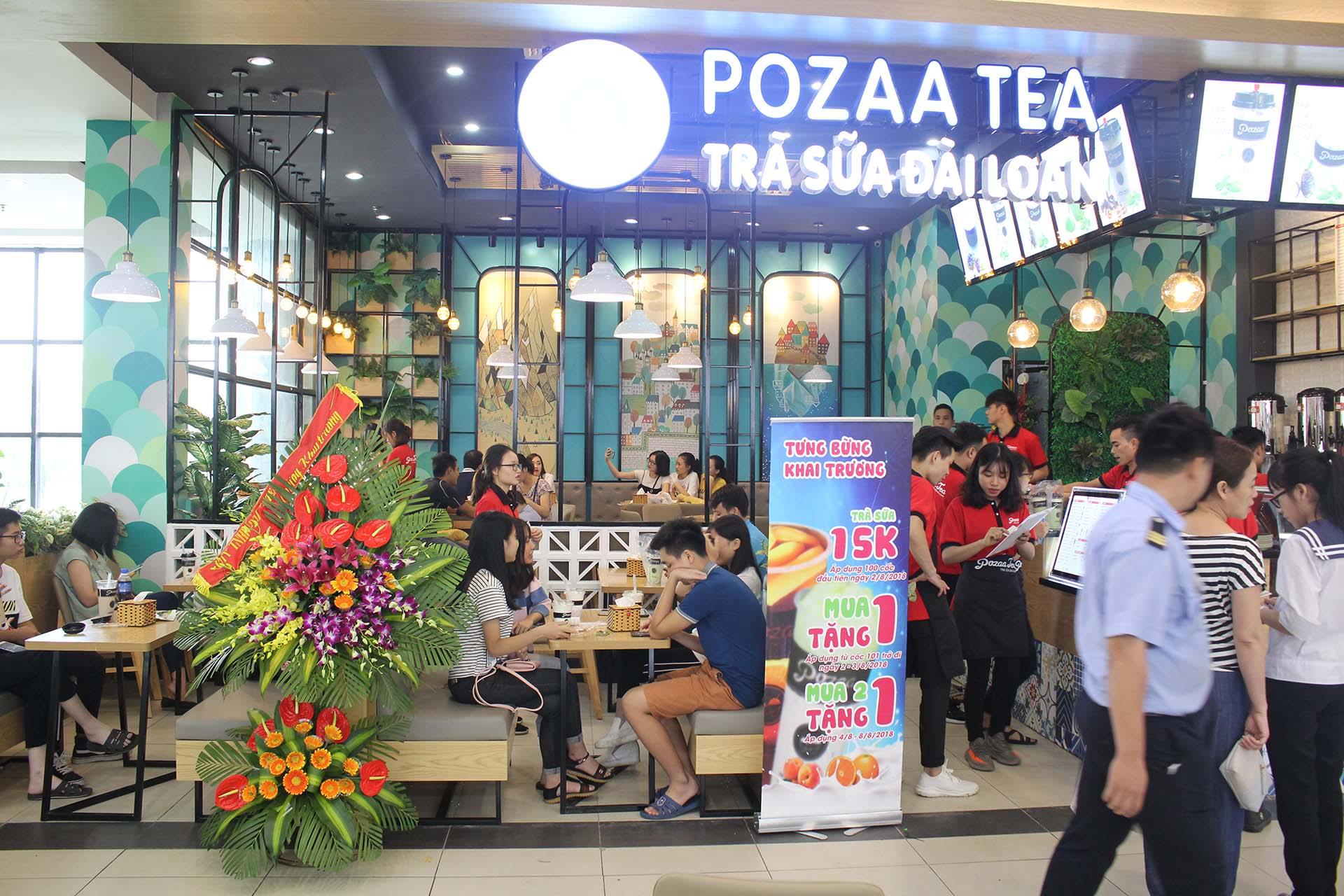 Chi phí nhượng quyền Trà sữa Pozaa Tea